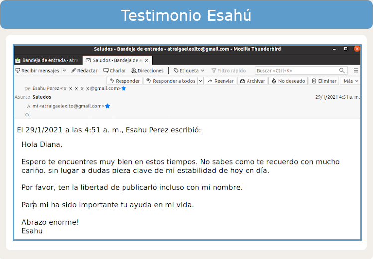 Testimonio de Esahu