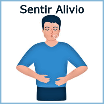 alivio: beneficio de la terapia