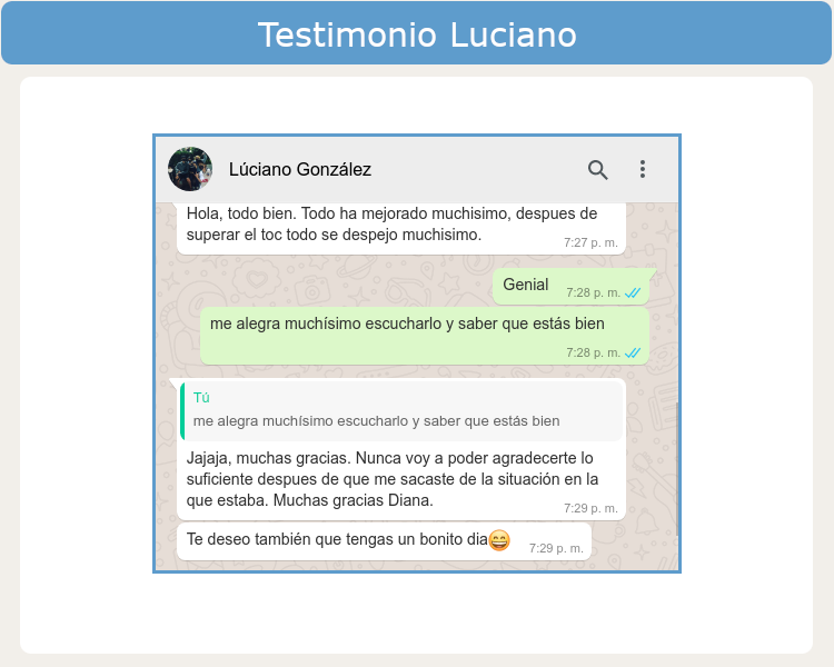 Testimonio luciano